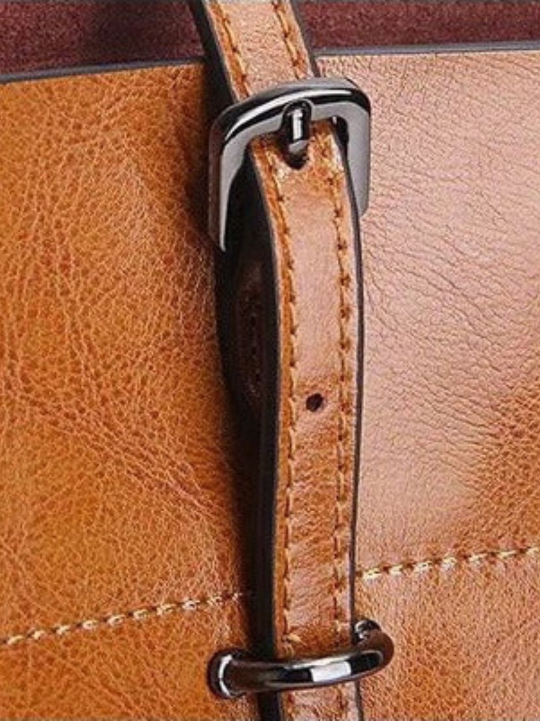 Leather tote